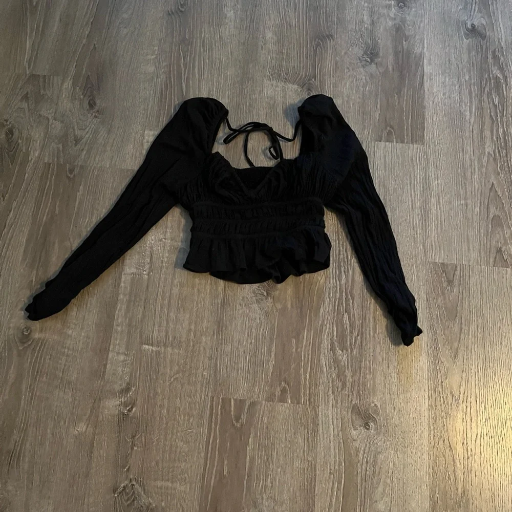 Free People Chloe Smocked Tie Back